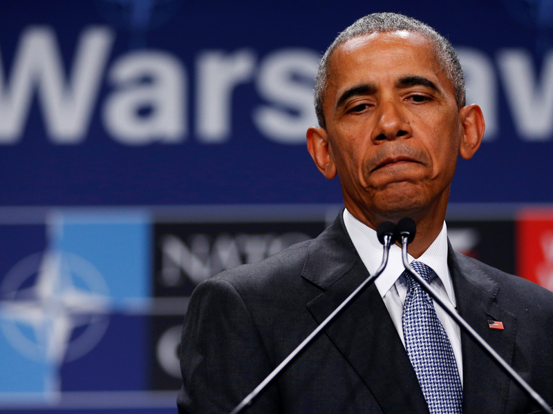 After a painful week for police and protesters, Obama says America is united