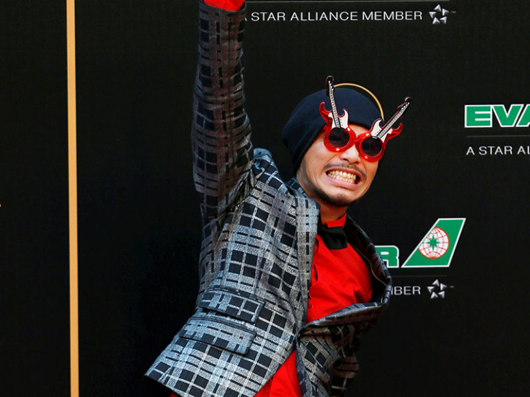 Malaysian singer Wee Meng Chee, also known as Namewee, poses on the red carpet at the 27th Golden Melody Awards in Taipei, Taiwan June 25, 2016. Courtesy of REUTERS/Tyrone Siu