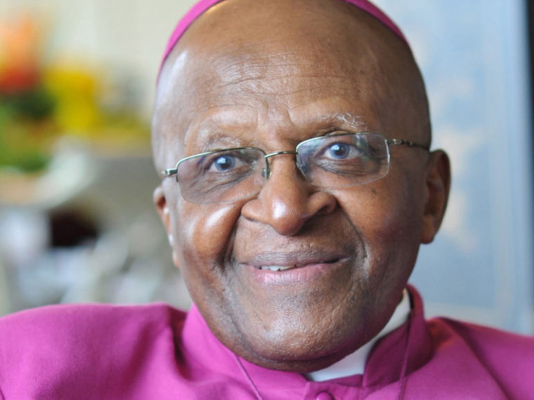 Retired Anglican Archbishop Desmond Tutu of Cape Town, South Africa, won the 2013 Templeton Prize. RNS photo courtesy of Templeton Prize / Michael Culme Seymour
