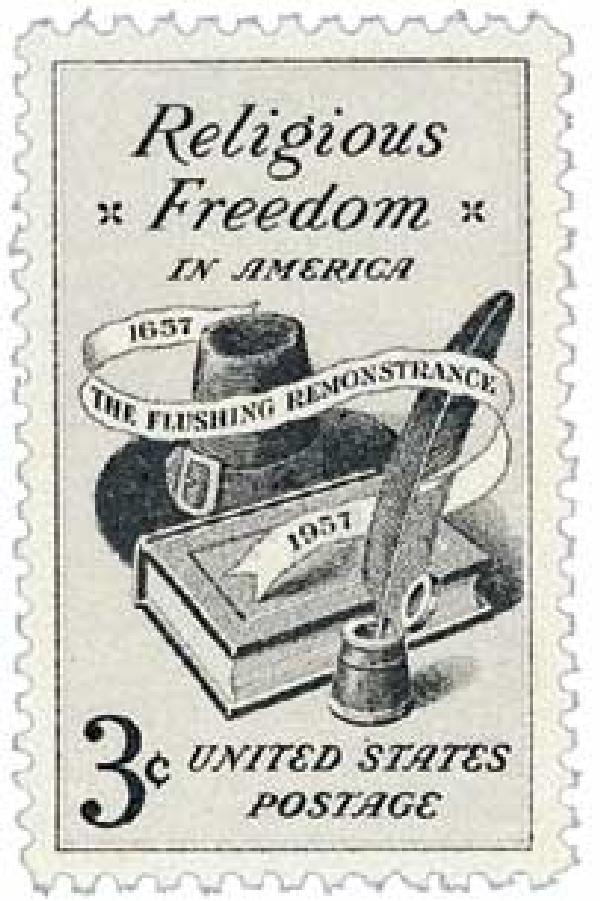 1957 Religious Freedom stamp