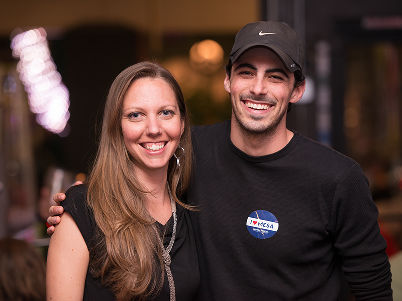 Serah Blain and Evan Clark operate Spectrum Experience, a communications firm representing nine openly humanist-atheist candidates running for office in Arizona. Photo courtesy of Jim Hesterman