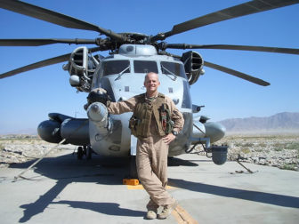 LtCol Doug Burpee in Bagram, Afghanistan in August 2004. Photo courtesy of Doug Burpee