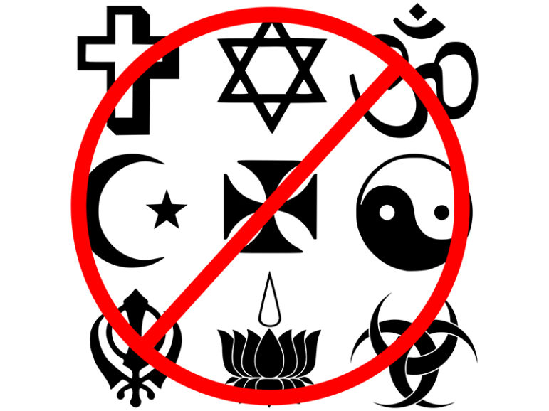 No to all religions