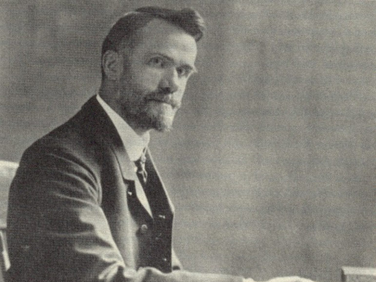 Christian leader Walter Rauschenbusch (1861-1918.) Public domain. 