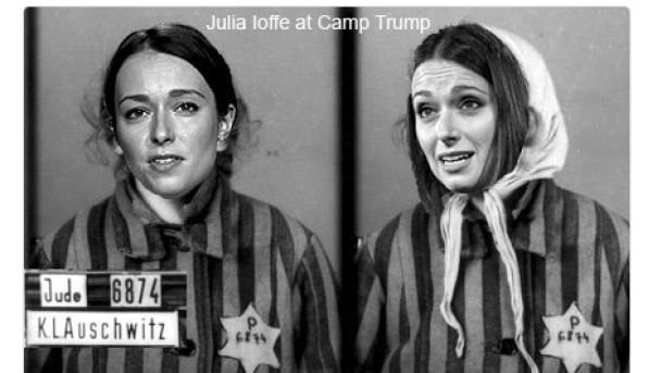Journalist Julia Ioffe, as hideously re-imagined by anti-Semitic Trump supporters. Credit: http://www.haaretz.com/polopoly_fs/1.717005!/image/2150383506.PNG_gen/derivatives/headline_609x343/2150383506.PNG  