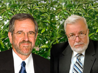 Left, Dr. David Hungerford, and right, Dr. Safi Kaskas, co-authors of the new book, "The Qur'an with References to the Bible." Photos courtesy of Bridges to Common Ground