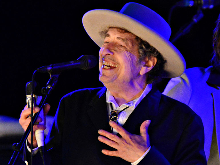 Bob Dylan performs during the Hop Festival in Paddock Wood, Kent, U.K., on June 30, 2012. Photo courtesy of Reuters/Ki Price/File Photo