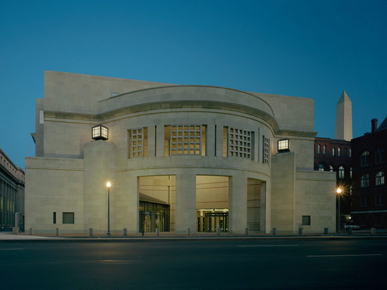 The entrance to the United States Holocaust Memorial Museum in Washington. Photo courtesy of the United States Holocaust Memorial Museum/Timothy Hursley