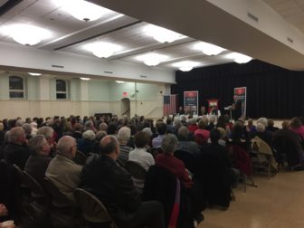 Over 200 people attended an expert panel discussion titled, "Election Aftermath: Faith & the Common Good," co-sponsored by Religion News Service and St. Catherine of Siena Parish, Riverside, Conn.