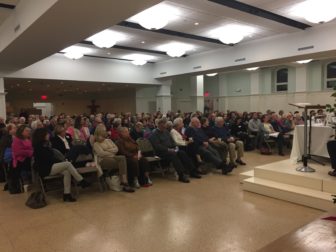 Over 200 people attended an expert panel discussion titled, "Election Aftermath: Faith & the Common Good," co-sponsored by the Religion News Service and St. Catherine of Siena Parish, Riverside, Conn.