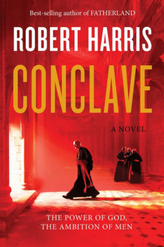 “Conclave” by Robert Harris. Photo courtesy of Knopf Doubleday Publishing