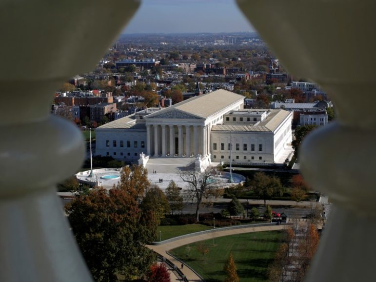 A general view of the U.S. Supreme Court building in Washington, D.C., on November 15, 2016. Photo courtesy of Reuters/Carlos Barria