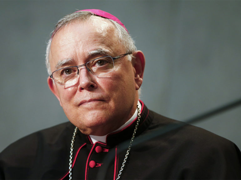 Archbishop of Philadelphia Charles J. Chaput attends a news conference at the Vatican on Sept. 16, 2014. Photo courtesy of Reuters/Tony Gentile