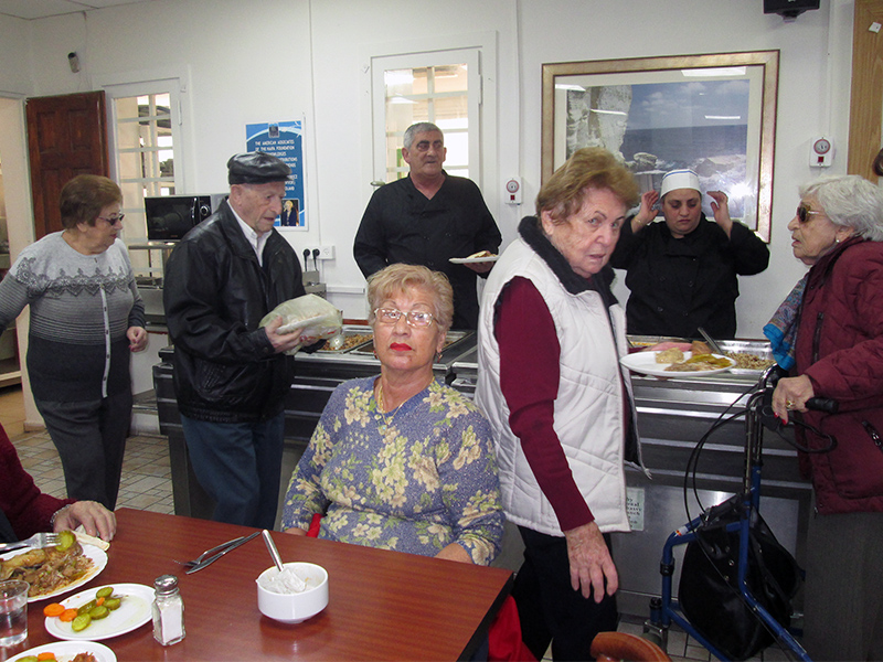 The Haifa Home for Holocaust Survivors provides hot meals to Israel's most vulnerable Holocaust survivors. The home is a joint project of the International Christian Embassy Jerusalem and an Israeli charity organization. RNS photo by Michele Chabin