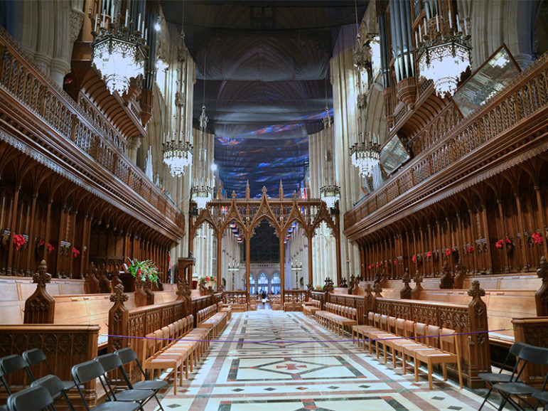 The choir loft of the Washington National Cathedral. Photo courtesy of Francisco Daum via Creative Commons