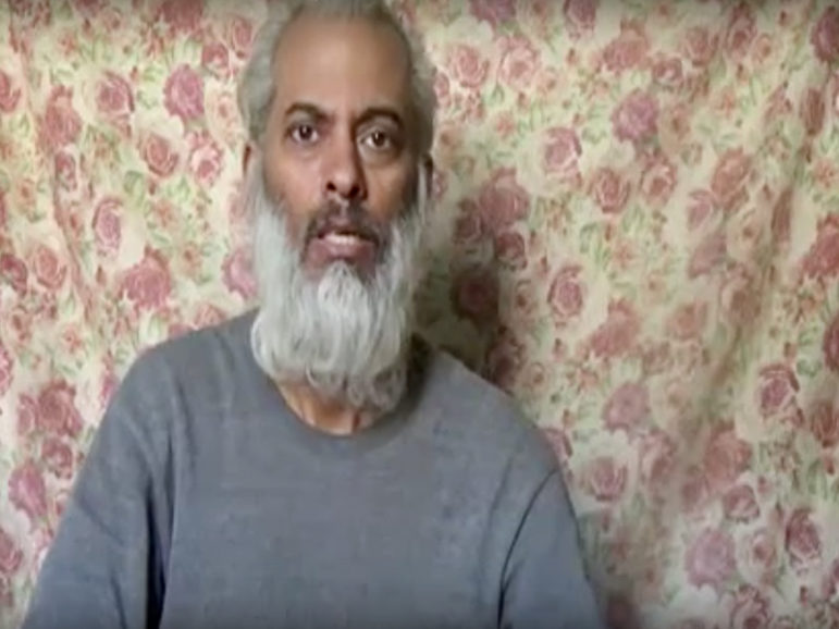 Fr. Tom Uzhunnalil pleads for help in a recent video released from his captors on Dec. 24, 2016.  Screenshot from YouTube.com
