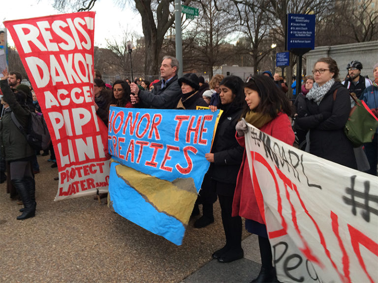 Native Americans condemn Trump’s executive action on pipeline