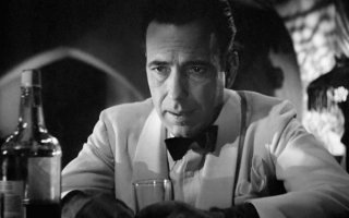 Humphrey Bogart as Rick in Casablanca