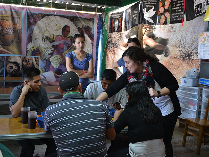 People are served at the Kino Border Initiative in Nogales, Mexico. Photo courtesy of Creative Commons/National Farm Worker Ministry