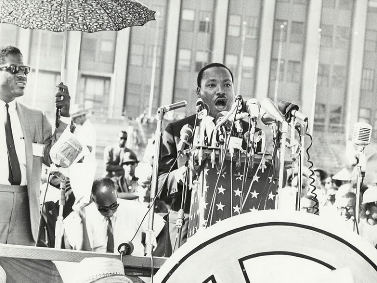 The Rev. Martin Luther King Jr.'s legacy calls Christians to keep pressing forward toward justice and equality. Photo courtesy of UIC Digital Collections