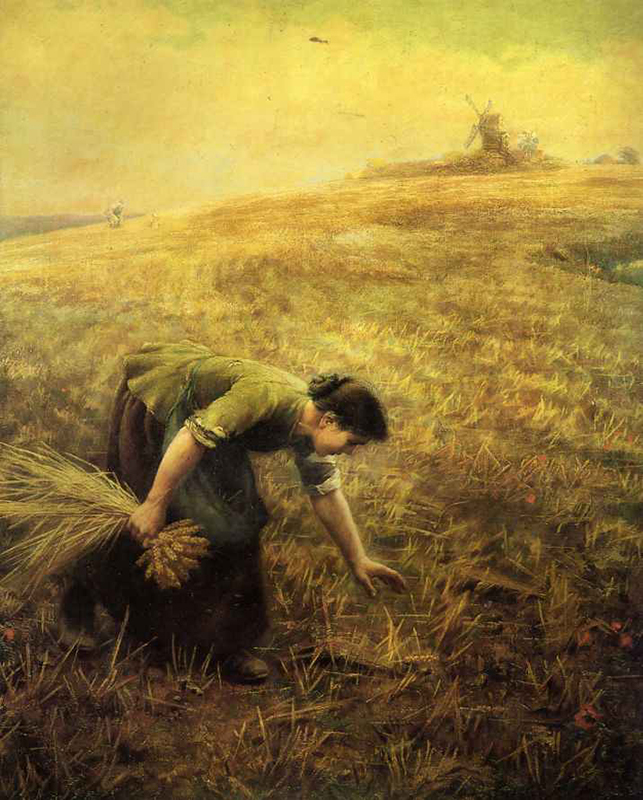 “Gleaning” painting by Arthur Hughes. Image courtesy of Creative Commons