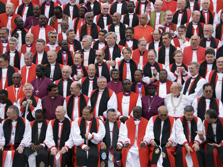 Bishops of the Anglican Communion gather for a photo during the Lambeth Conference at the University of Kent in Canterbury, England, in 2008. Photo courtesy of ACNS/Scott Gunn
