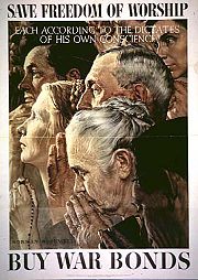 World War II poster by Norman Rockwell