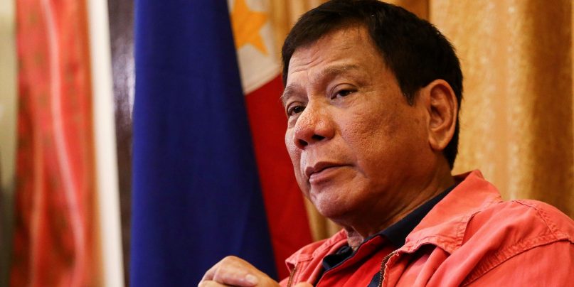 Philippines' president-elect Rodrigo Duterte speaks during a press conference in Davao City, in southern island of Mindanao on May 26, 2016. 
Explosive incoming Philippine president Rodrigo Duterte has launched a series of obscenity-filled attacks on the Catholic Church, branding local bishops corrupt 