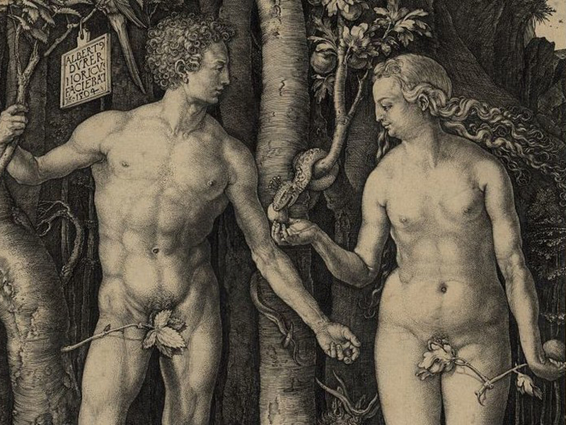 Adam and Eve, created by Albrecht Dürer, 1471-1528. Courtesy Library of Congress Prints and Photographs Division Washington, D.C. 20540 USA