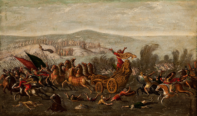 “The Israelites crossing the Red Sea” painting by the  Circle of Juan de la Corte (1630 - 1660).  Image courtesy of Creative Commons