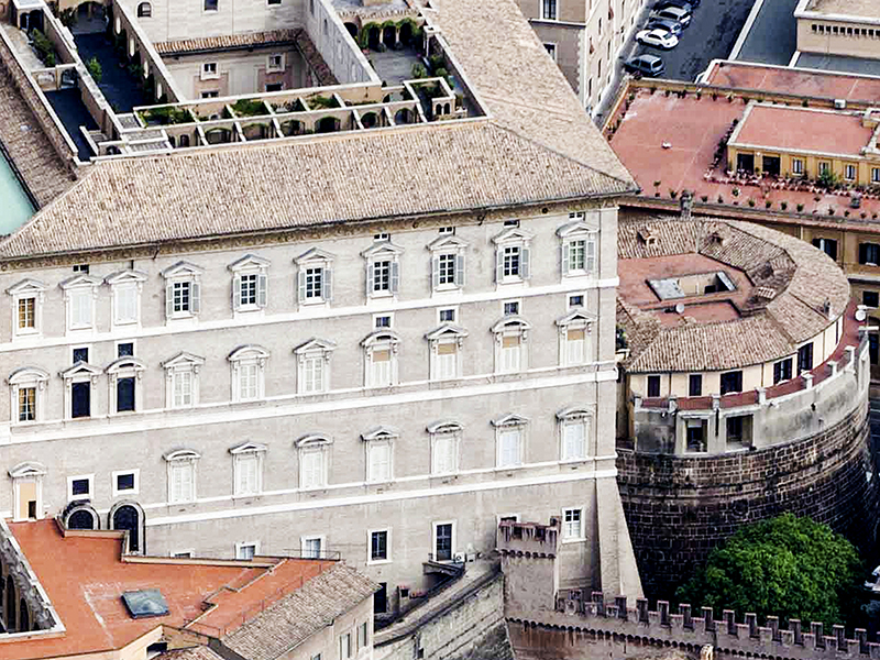An exterior view of the tower of the Vatican bank, formally known as the Institute for Works of Religion, in Vatican City in 2011. A preliminary inquiry by the Vatican bank after the arrest of a Vatican prelate on suspicion of trying to smuggle huge sums of money into Italy from Switzerland found 
