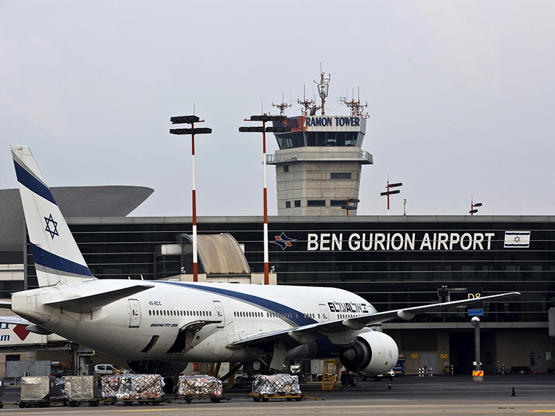 An El Al Boeing 777 aircraft at Ben Gurion International Airport near Tel Aviv, Israel, on July 14, 2015. Photo courtesy of Reuters/Nir Elias
