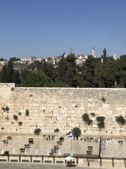 The Western Wall, Judaism's most sacred site, in Jerusalem's Old City. RNS photo by Jeffrey Salkin