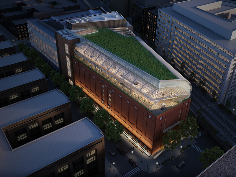 An exterior rendering of the Museum of the Bible. Photo courtesy of Museum of the Bible