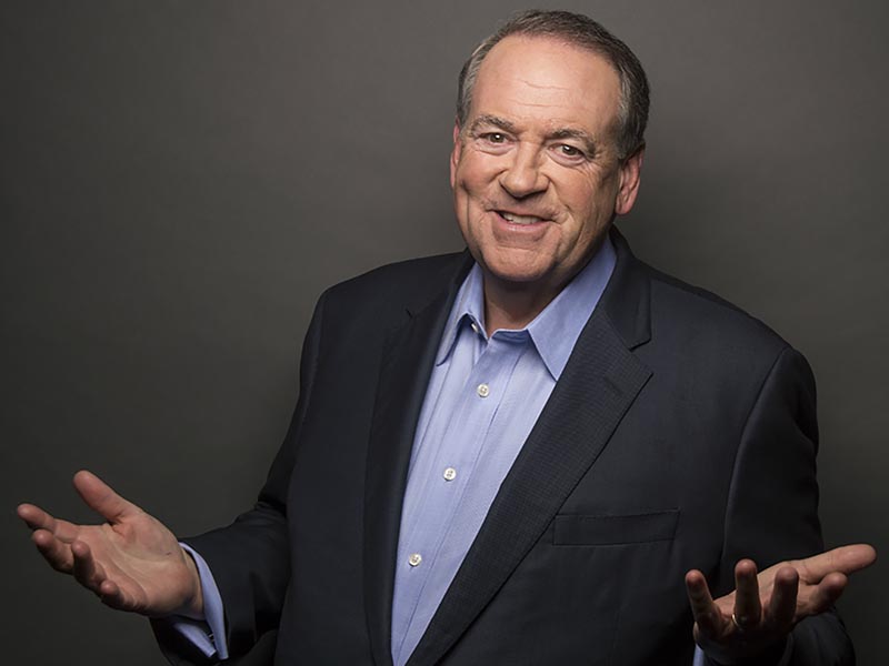 Mike Huckabee announced his candidacy for the Republican nomination in the 2016 presidential election but suspended his campaign on Feb. 1, 2016, and became an active supporter of Donald Trump. Photo courtesy of Mike Huckabee