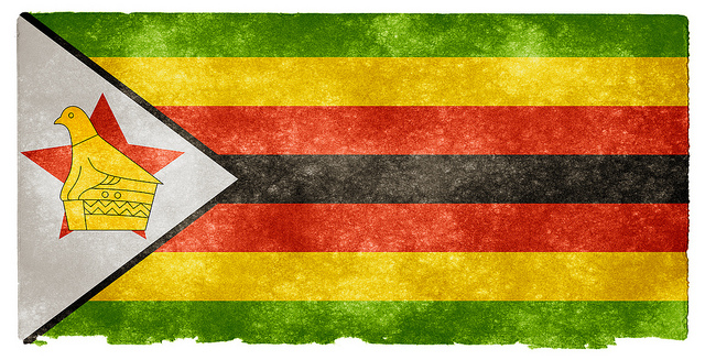 Zimbabwe flag Creative Commons image by Nicolas Raymond via Flickr