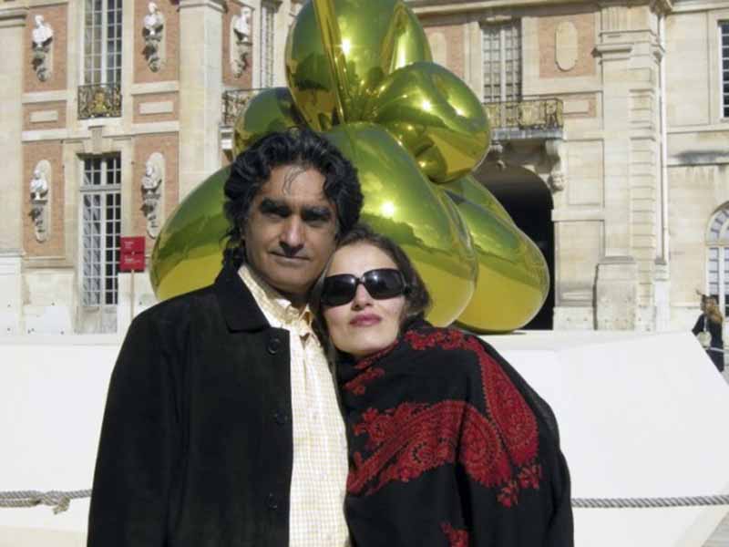 This undated photograph released and made available by the New York-based Center for Human Rights in Iran shows Iranian-American art dealer Karan Vafadari and his Iranian wife, Afarin Neyssar. Vafadari was sentenced to 27 years in prison, while Neyssar, who has permanent residency in the U.S., received a 16-year sentence, the Center for Human Rights in Iran said Wednesday, Jan. 31, 2018. (Center for Human Rights in Iran via AP)