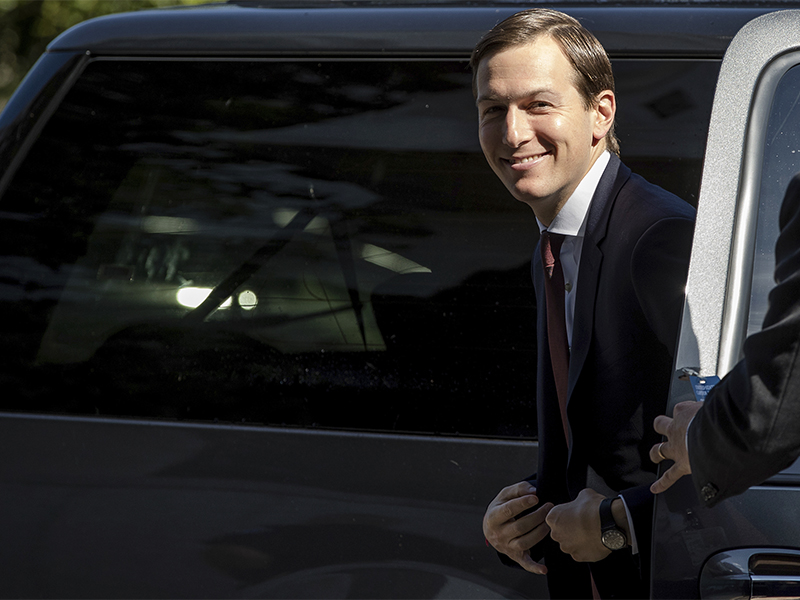 White House senior adviser Jared Kushner arrives on Capitol Hill in Washington on July 24, 2017, to meet behind closed doors before the Senate Intelligence Committee on the investigation into possible collusion between Russian officials and the Trump campaign. (AP Photo/Andrew Harnik)