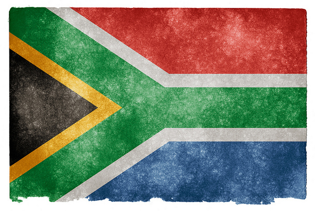 South Africa flag Creative Commons image by Nicolas Raymond via Flickr