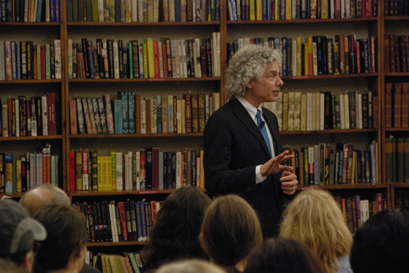 Steven Pinker at the Strand Bookstore, New York City, in 2011 | Photo Credit: jmm/Flickr (cc)