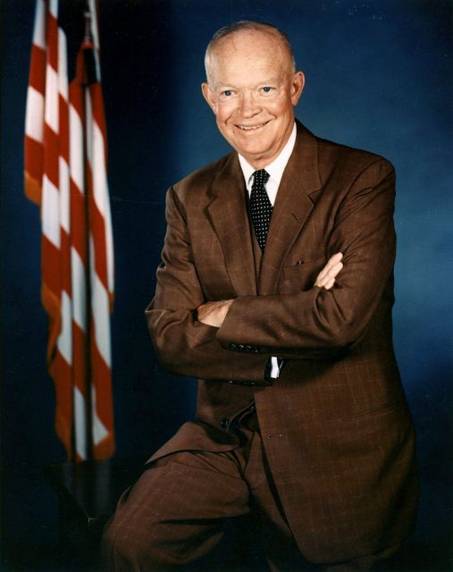 Official portrait of President Dwight D. Eisenhower