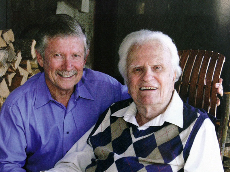 The Rev. Don Wilton, left, with the Rev. Billy Graham, in an undated photo. Photo courtesy of First Baptist Spartanburg