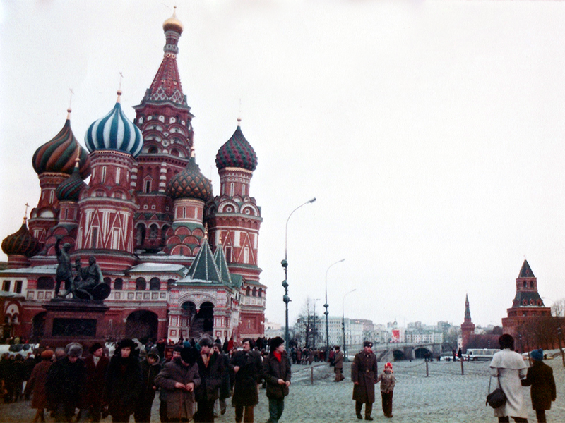 St. Basil's Cathedral in Moscow in 1980. Photo courtesy of Ceri C/Creative Commons