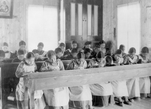 R.C. Indian Residential School, Fort Resolution, NWT | Photo Credit: Library and Archives Canada