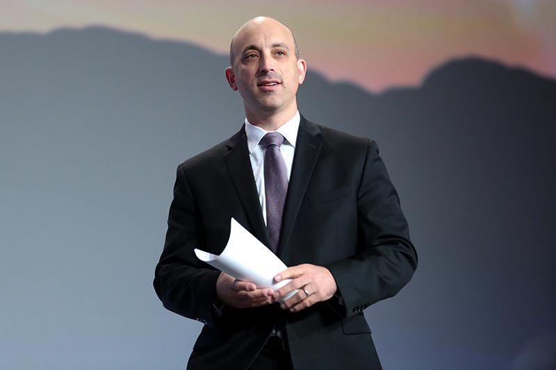 Jonathan Greenblatt speaks at the 2017 National Council of La Raza (NCLR) Annual Conference at the Phoenix Convention Center in Phoenix, Ariz., on July 10, 2017. Photo by Gage Skidmore/Creative Commons