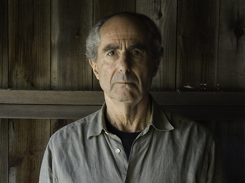 Novelist Philip Roth poses at his home on Sept. 5, 2005, in Warren, Conn. (AP Photo/Douglas Healey)