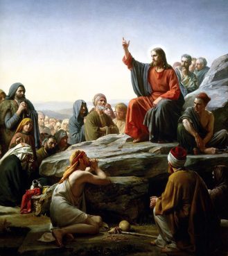 “The Sermon on the Mount” by Carl Bloch, created in 1877. Image courtesy of Creative Commons