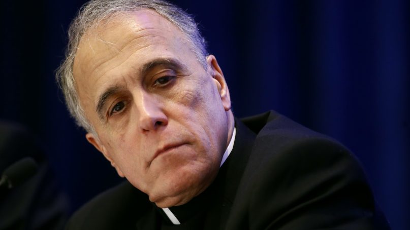 Cardinal Daniel DiNardo of the Archdiocese of Galveston-Houston, president of the U.S. Conference of Catholic Bishops, speaks at a news conference Nov. 13, 2017, in Baltimore during the USCCB's annual fall meeting. (AP Photo/Patrick Semansky)