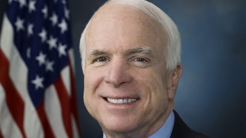 Senator John McCain in 2009. Photo by Frank A Fey/U.S. Senate/Creative Commons