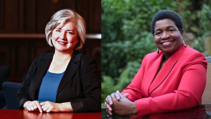 Holly Taylor Coolman, left, is challenging incumbent Marcia Ranglin-Vassell, right, in the Democratic primary for a seat in the Rhode Island House of Representatives. Photos courtesy of campaigns